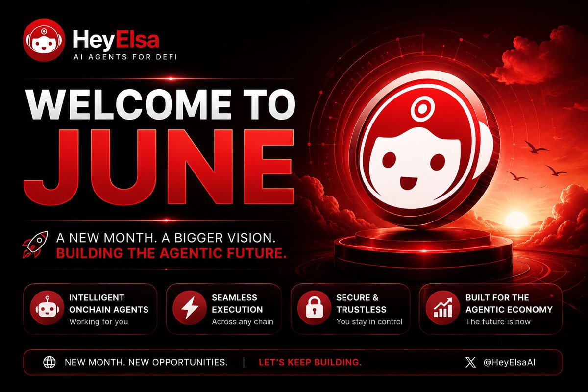 Generalx's tweet photo. In June, we're going to stay locked-in on @HeyElsaAI

Everything happening on one platform 
- trust. 
- execution. 
- capital formation. 
- one integrated stack.

Don't just standby this month. Go all in on Elsa https://t.co/mpHzttVxhF
