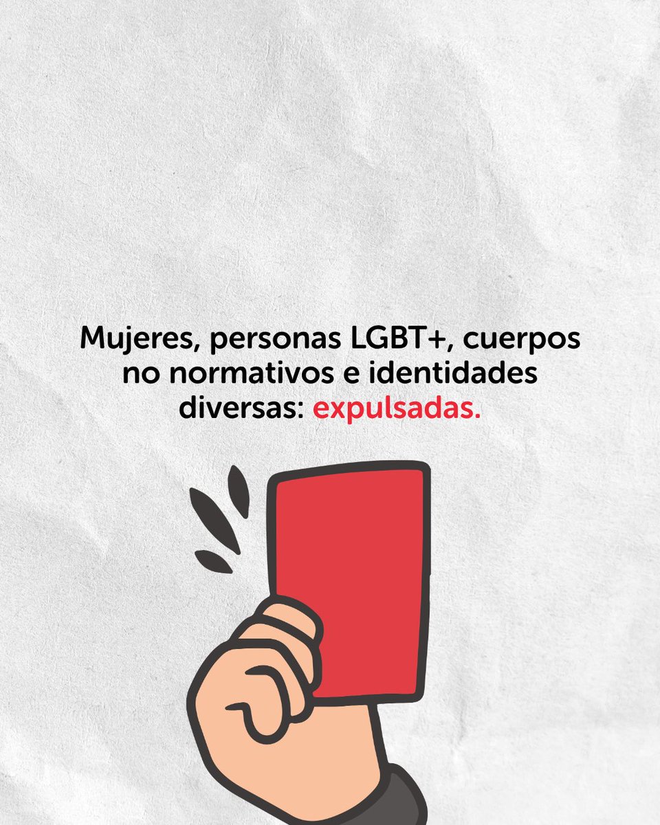 Ceres_Semilla's tweet photo. ⚽️ En el fútbol, la desigualdad y la discriminación siguen jugando de titulares.

Al ser construido por y para hombres cis-heterosexuales, se ejerce violencia a quienes no encajan en las reglas impuestas del juego. https://t.co/P4dCO1z9dK