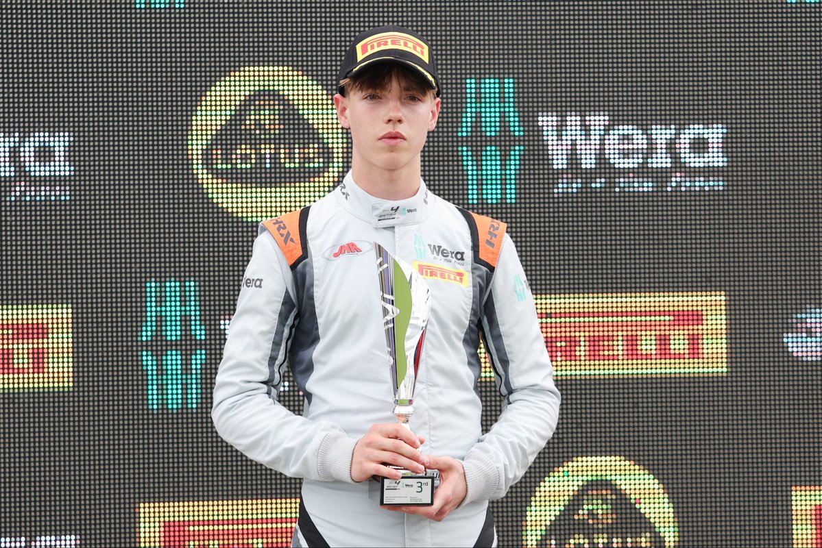 JHRdevelopments's tweet photo. A weekend full of trophies, podiums, and valuable points🏆

Lewis leaves Silverstone as the British F4 Championship leader, while Timo Jüngling added more rookie championship success to his season.

A strong team effort all round👏🏼

#JHR #BritishF4 https://t.co/LwNrxHlA09