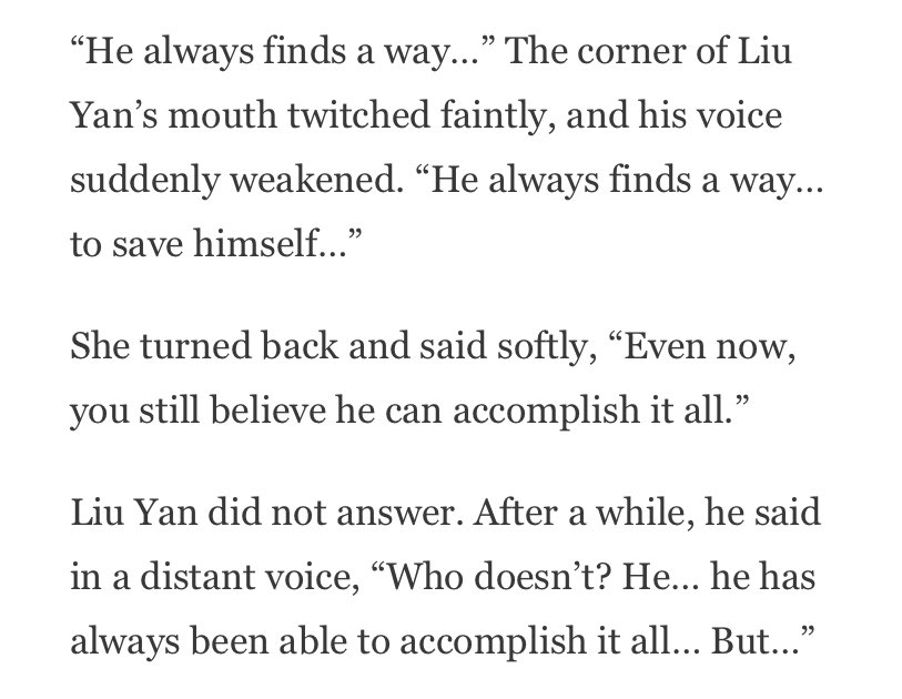 plumblssmoon's tweet photo. tlc is like a god to liu yan, but that doesn’t prevent him from constantly fearing his death. 

“exactly the same”… could it be… that like ah shui, liu yan has romantic feelings for him then? 😏 https://t.co/WhNFXSsEK1