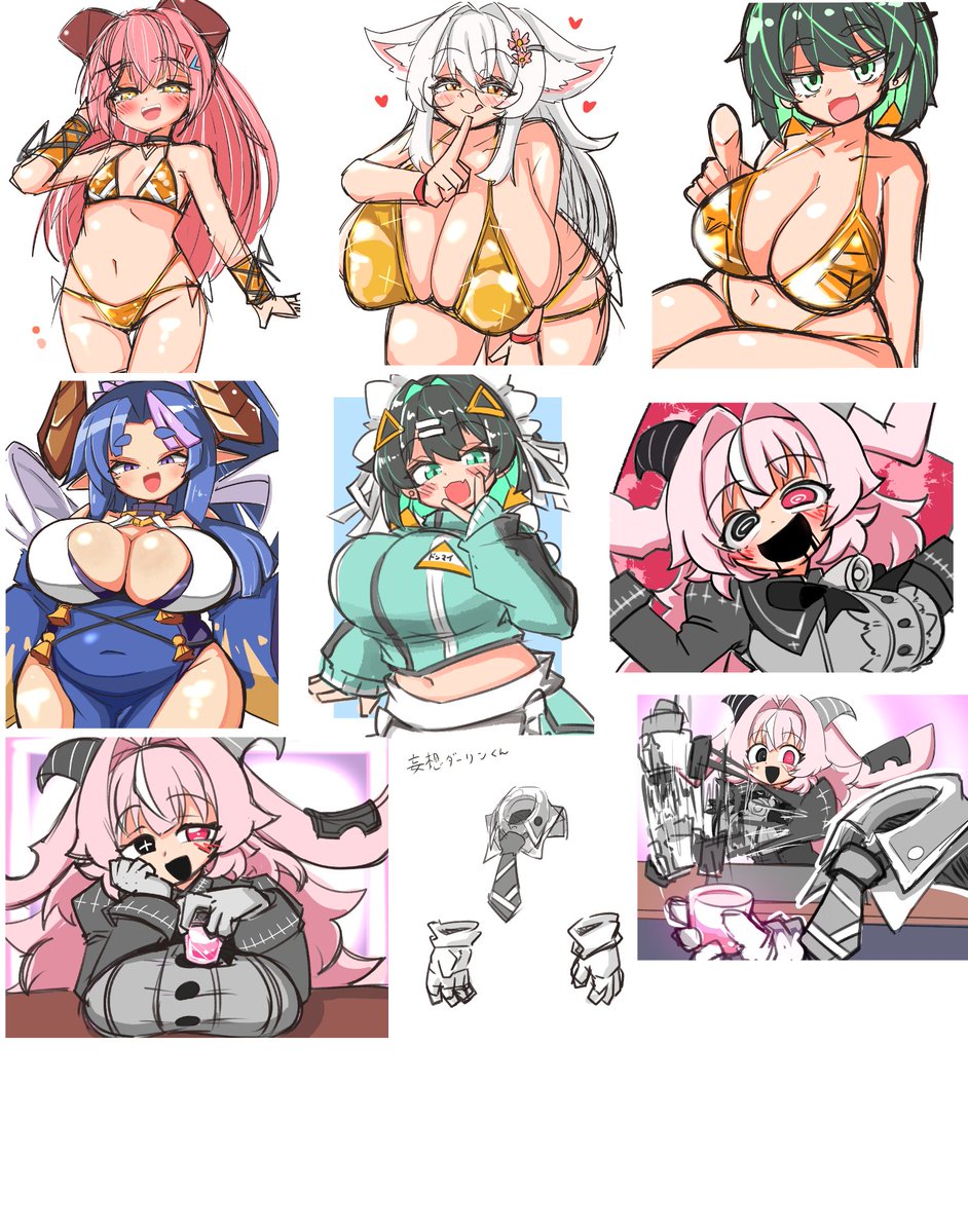 #今月描いたを晒そう (五月)
投稿失敗してたので再度投げ
五月はそれなりに描きましたなぁ
6月もよろしくお願いいたしまする! 