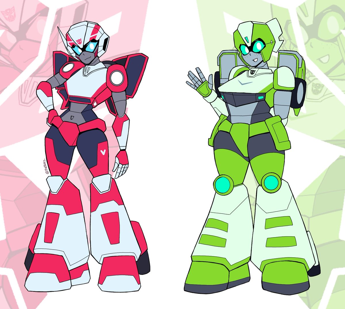 PaitoXD_'s tweet photo. Arcee and Greenlight❤️💚
#maccadam #maccadams https://t.co/QAOHa96OxR