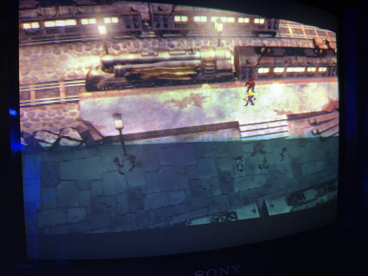 LawrenceMail's tweet photo. Sunday night - played some Final Fantasy VII.  

It’s been a very long time since I last finished this, so definitely up for a couple of hours each weekend. https://t.co/hwY4h8sQ69