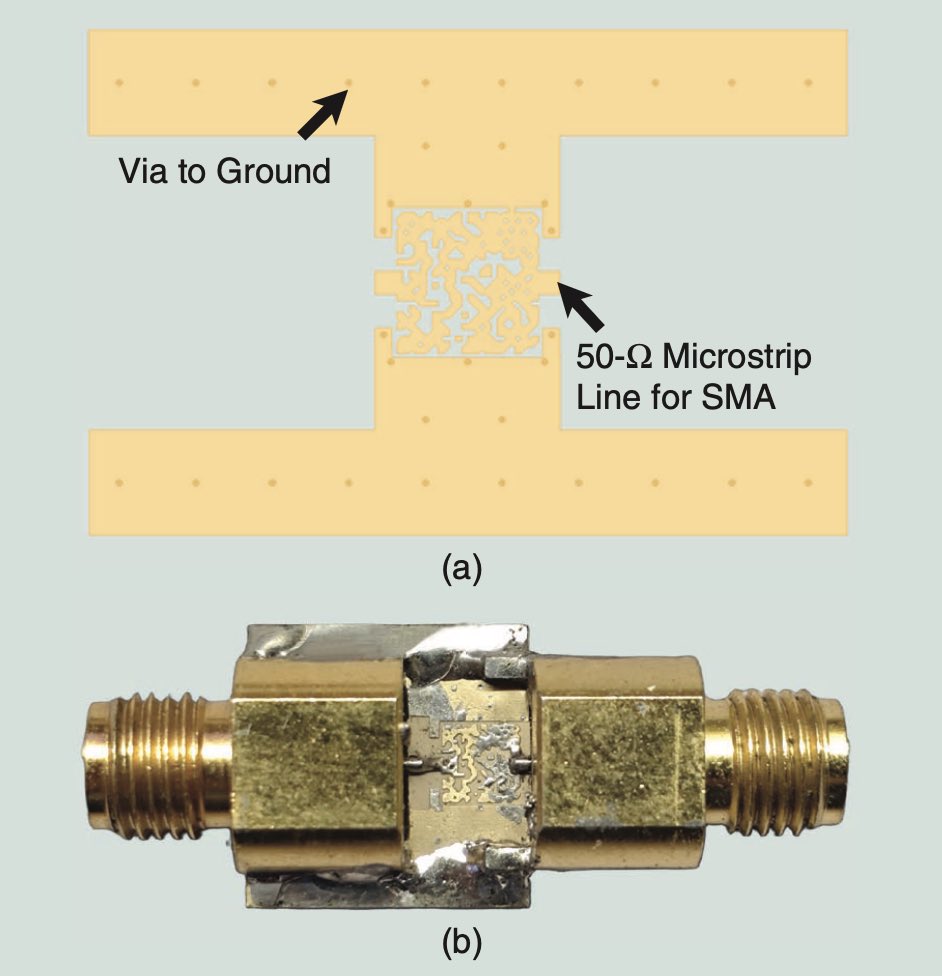 MehdiHacks's tweet photo. Another interesting article in the June 2026 issue of IEEE Microwave Magazine discusses a compact pixelated PCB-based bandpass filter!
(zoom in on the picture) https://t.co/yRu0fHAXkk