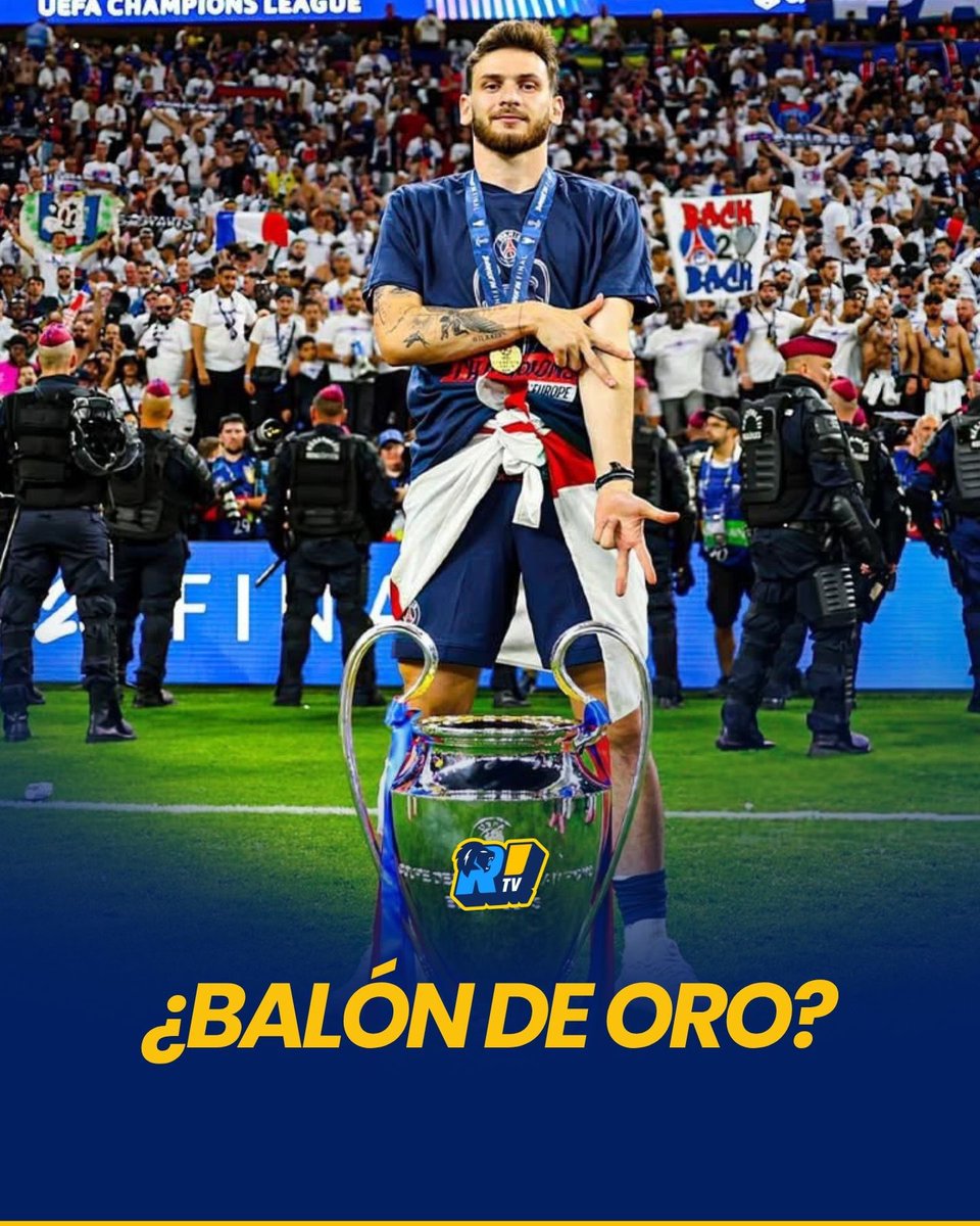 RugeTVdigital's tweet photo. 🏆😏Tras ser elegido el MVP de la temporada de la #champions , te preguntamos: ¿Khvicha Kvaratskhelia ganará el próximo Balón de Oro? https://t.co/jq2ogQ0tEX