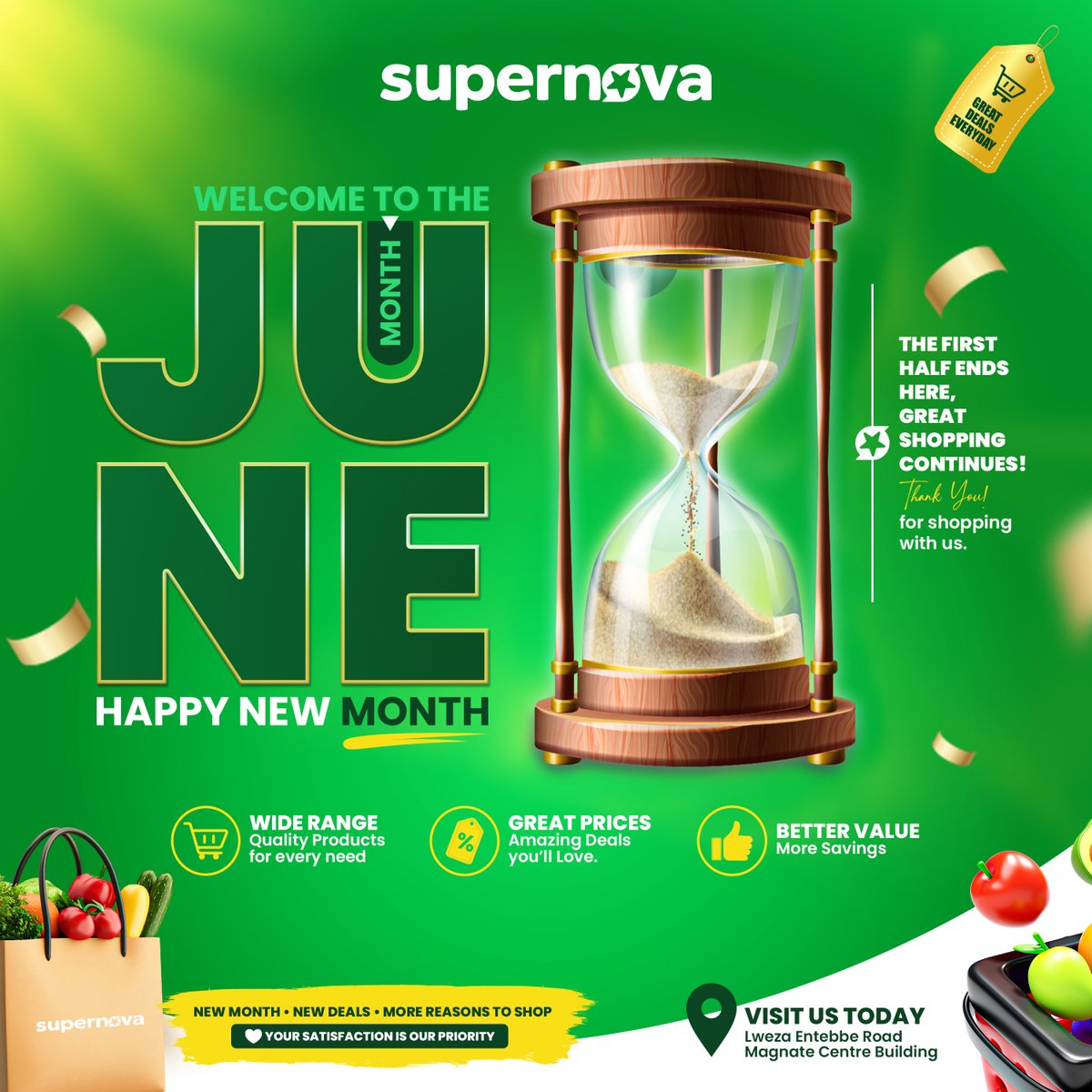SUPERNOVAS58941's tweet photo. Happy New Month to all our valued customers! 🛒✨
Thank you for your continued support and trust. We send you happiness, good health, and prosperity throughout this new month. We look forward to serving you with the best products and offers always! https://t.co/RAgK0ckR9k