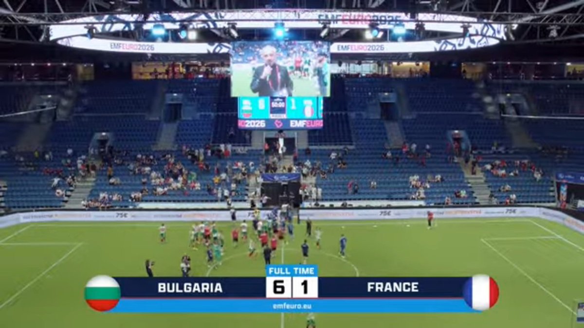 MundialesyCopas's tweet photo. 🇸🇰#WMF Euro Cup
- Octavos de Final -
🇧🇦Bosnia 2-2 (2-3 Penales) Hungría🇭🇺*
🇧🇬Bulgaria* 6-1 Francia🇫🇷
🇵🇱Polonia 1-1 (0-1 Penales) Georgia🇬🇪
🇺🇦Ucrania* 3-1 Portugal🇵🇹
*Cuartos de Final⤵️
https://t.co/XpKOZkU0Kf https://t.co/6jbuEDN4Nv
