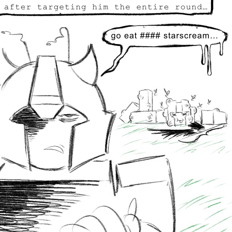 vyrroca's tweet photo. starscream will still continue to ragebait him #bloxformers https://t.co/jn0LpI9EeB