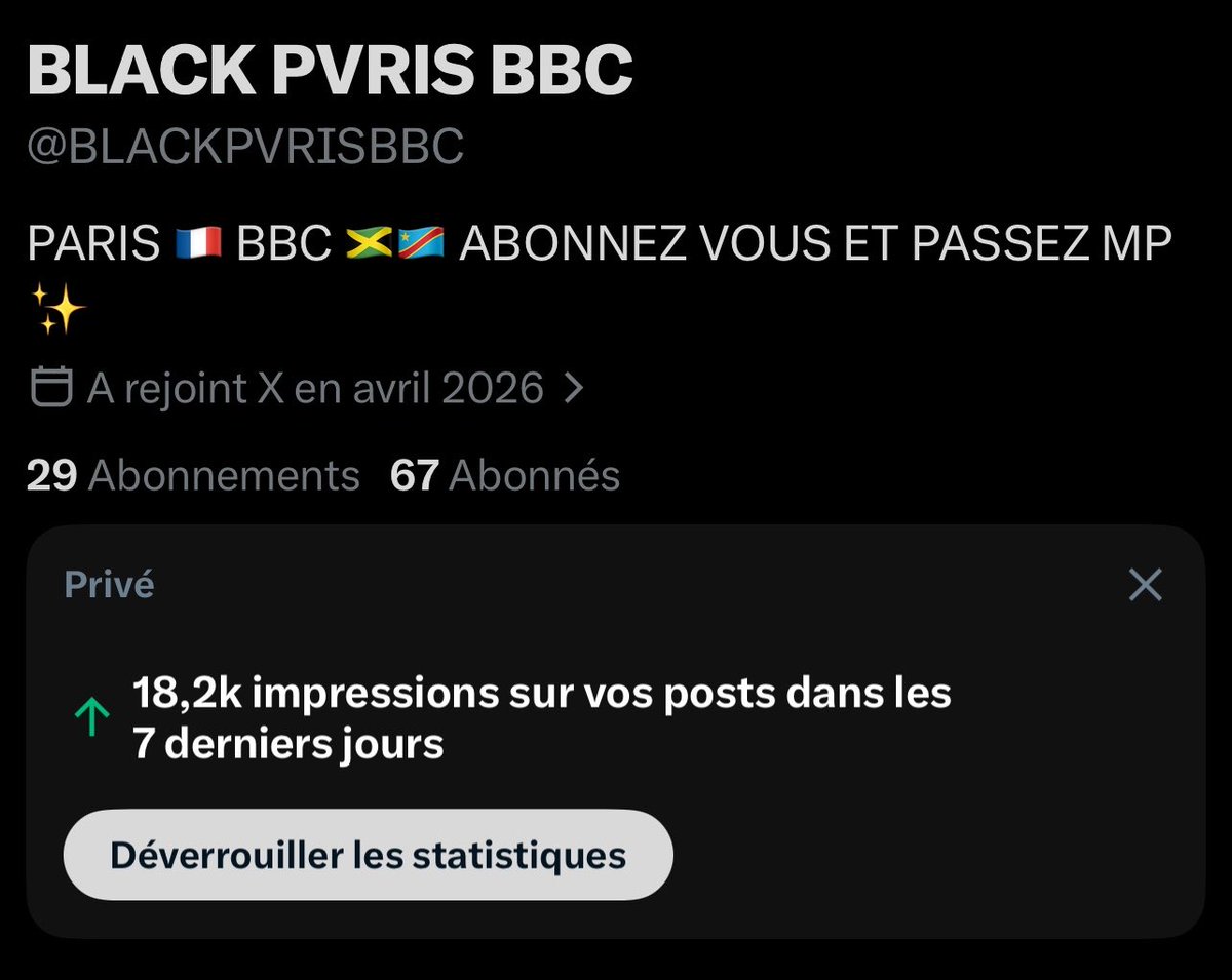 BLACKPVRISBBC's tweet photo. Merci pour la force ! ❤️❤️❤️❤️ ( PS : c’est beau de regardez mais faut s’abonner ! 😂☝🏾) https://t.co/zQpmqJzuqm
