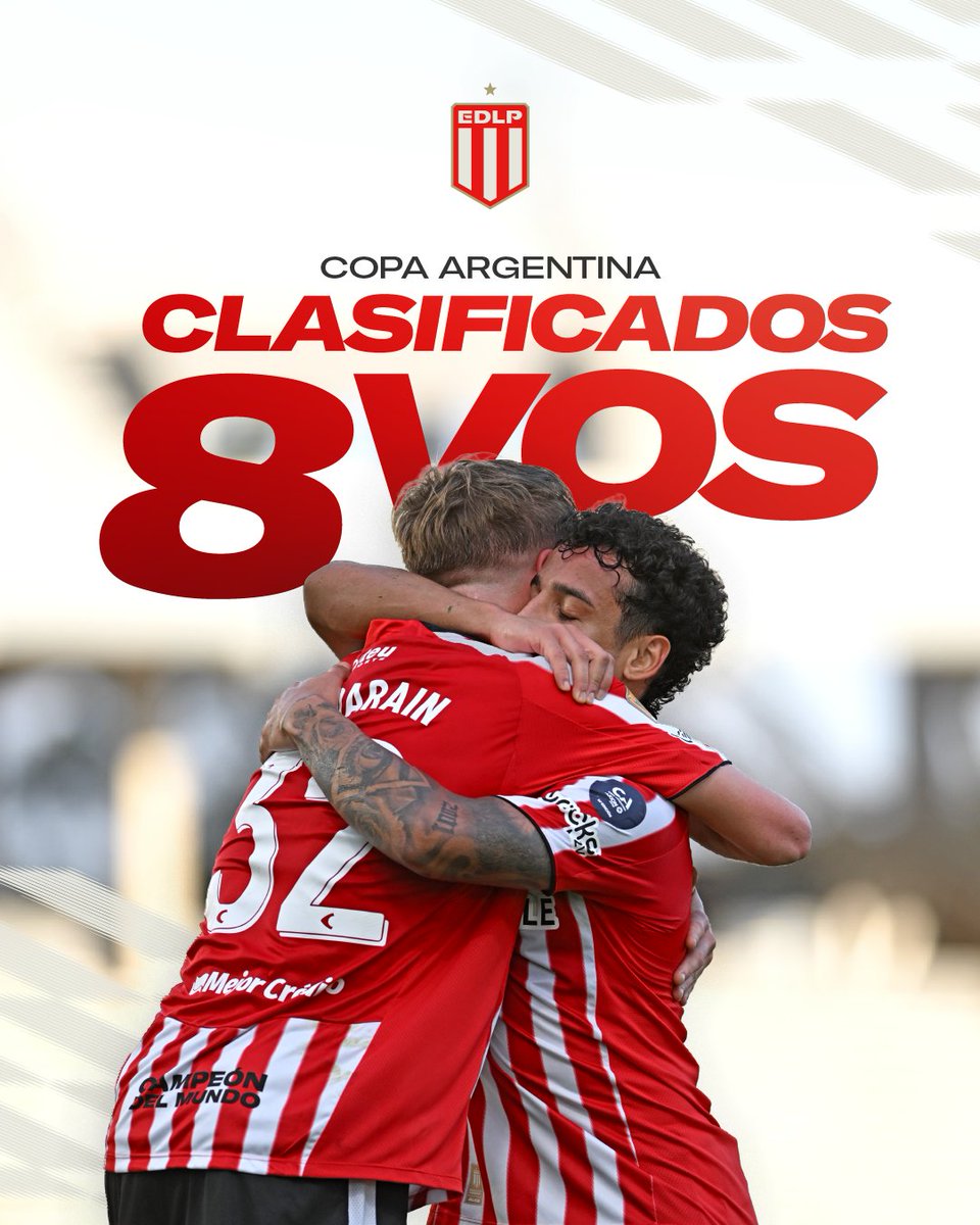 EdelpOficial's tweet photo. ¡A Octavos de Copa Argentina! ¡Dale Pincha dale! ✊ https://t.co/q0gDlKSkw0