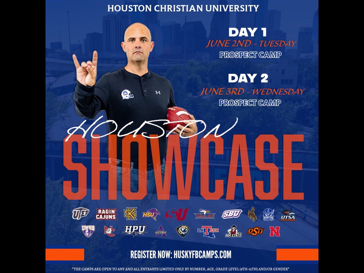 RodRobinsonjr's tweet photo. I will be attending HCU’S camp June 3rd, ready to work and show what I can do!! Thanks for the invite @CoachGayhart ! @CoachNorris3 @Coach_MRoberts https://t.co/FGTl1DDMv6