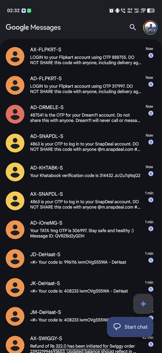 vysakh's tweet photo. A missed delivery is annoying. A support agent cancelling your order without consent is worse. Your phone suddenly getting bombarded with OTPs and spam immediately after you call out the agent is terrifying.
@swiggy owes customers an explanation.
#Swiggy #Privacy #CustomerRights https://t.co/RZDwGt2b7W
