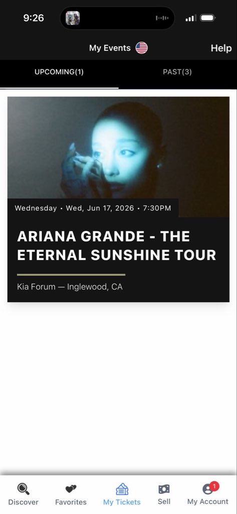 miachoudry's tweet photo. Hey everyone! I’m putting up my Ariana Grande – The Eternal Sunshine Tour tickets for June 17

Tickets are transferable, and I can provide proof/verification for serious buyers. Feel free to message me if you’re interested — price is slightly negotiable
#eternalsunshinetour https://t.co/KGH2PAaMtz