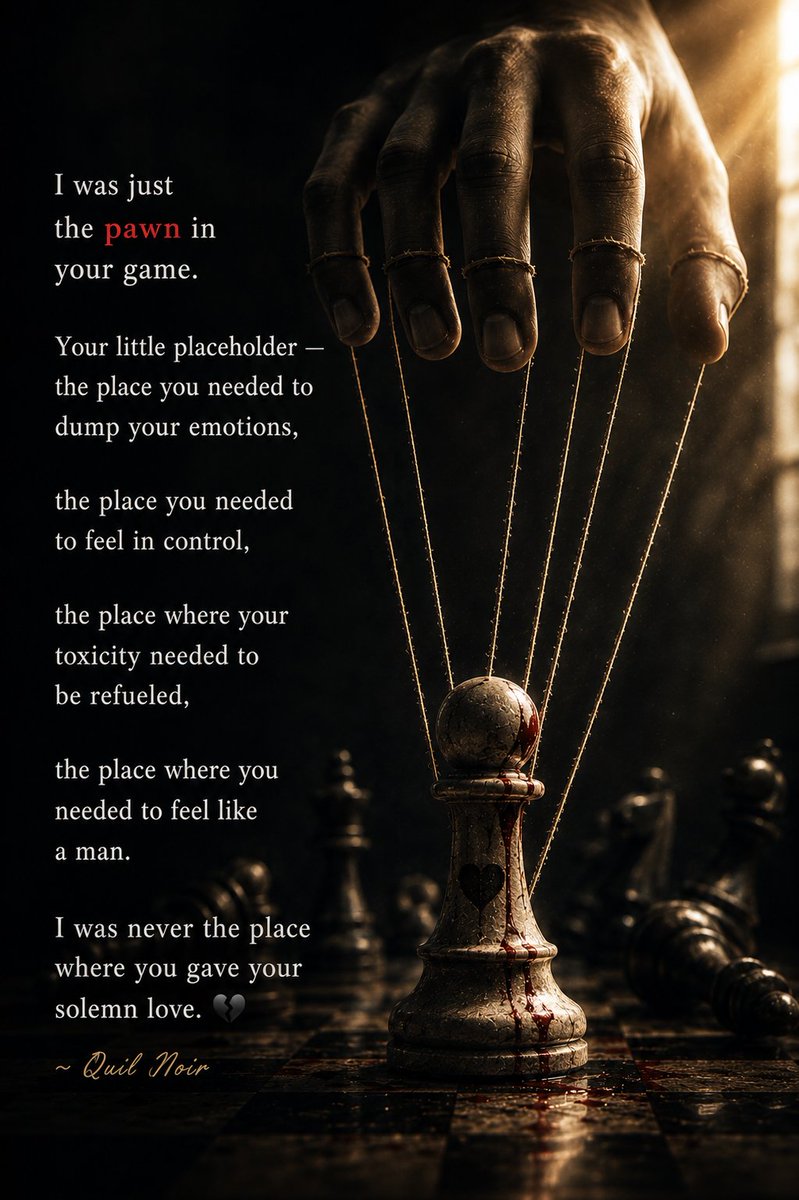 QuilNoir's tweet photo. ...Pawn in your game!🖤 https://t.co/PSBl4NyE8i