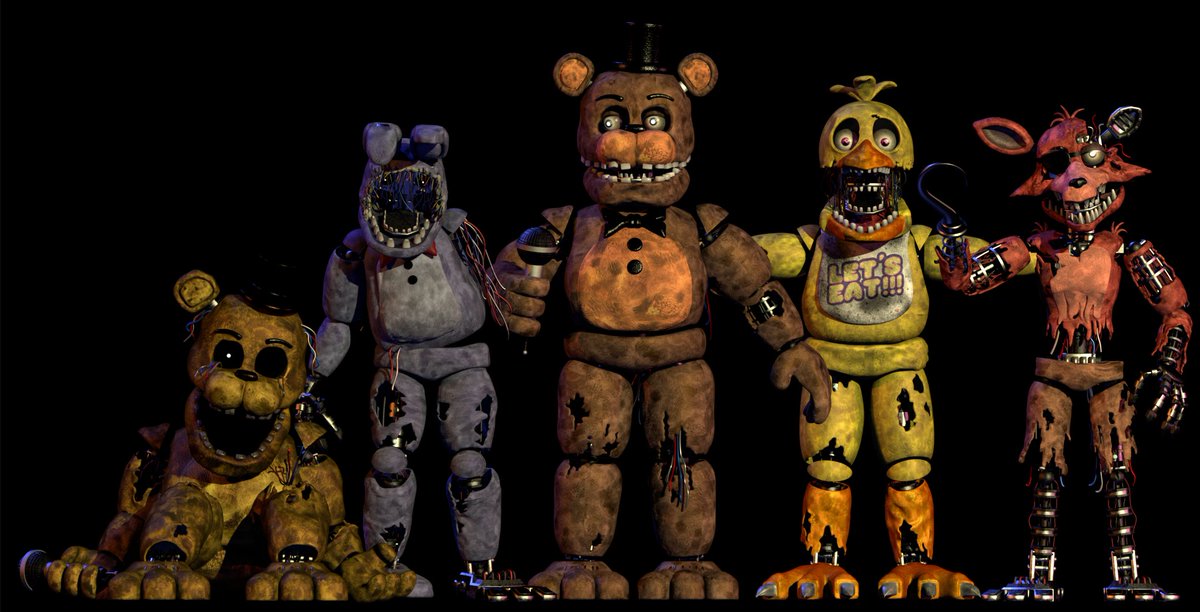 DemontaeOG's tweet photo. "A Generic FNAF Remake AU" Part 1 https://t.co/hXe9HuPVKZ