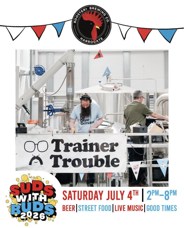 TrainerTrouble's tweet photo. Playing records at these 2 great spots over the next month or so. First up #CanYouDigIT? With #JazzDaddy at the wonderful #GraystonUnity in #Halifax this weekend Sat6thJune then over to #Harrogate for #SudsWithBuds at #Roosters Brewery on Sat4thJuly for an alldayer https://t.co/ULnEkEk2mz