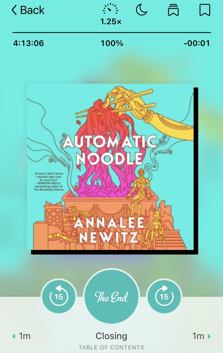 BetheBooks's tweet photo. Fast and fun! Once you get into the California post-war world, it’s a really cute novella. The robot characters are well developed. Setting is intriguing as well. #EmGrosland does super job with all the voices. 5 second rule even in 2064😉😆@Annaleen #bookaday https://t.co/DQA01c2elg