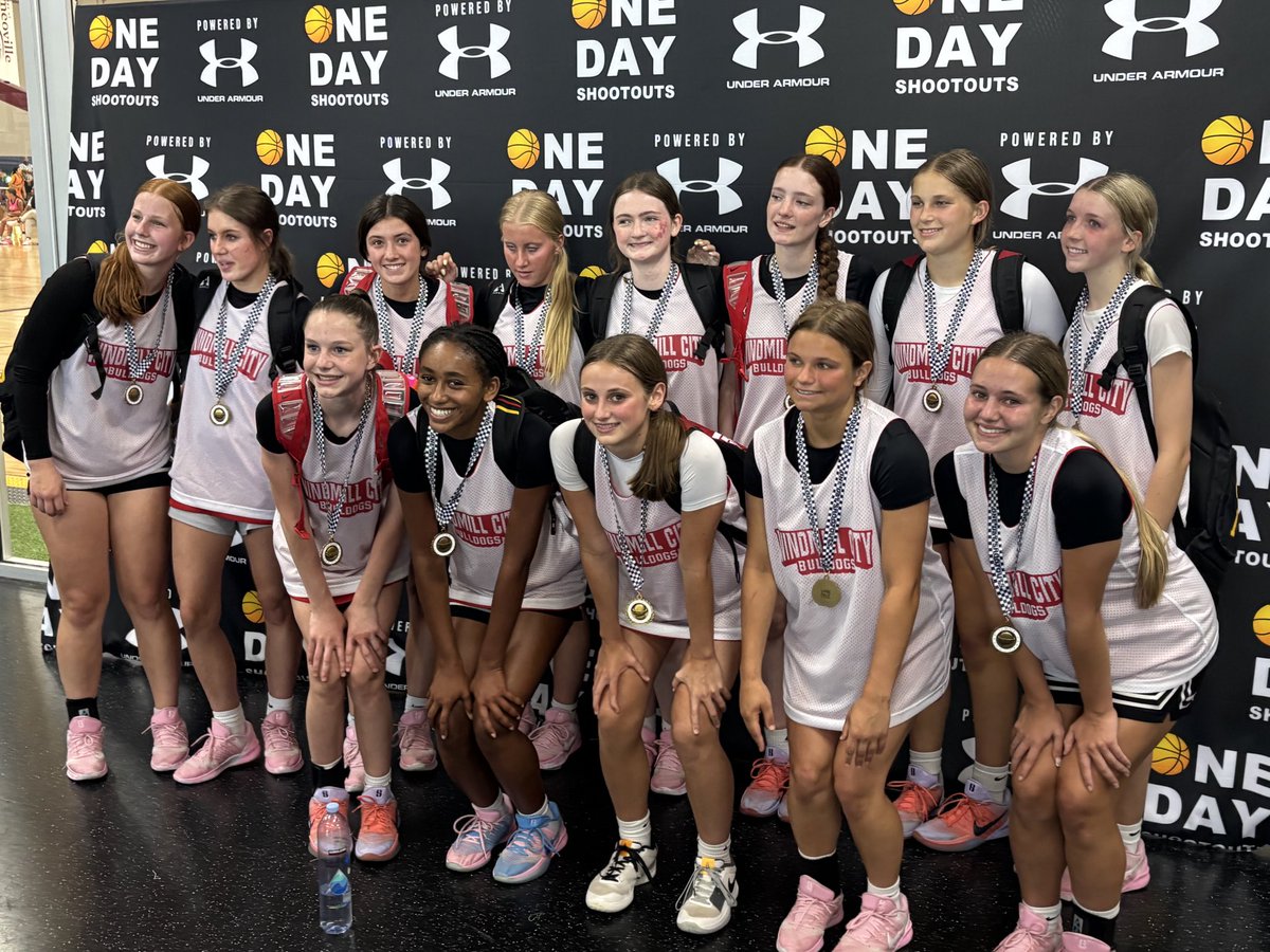 OneDayShootouts's tweet photo. 🏆Congrats to Windmill City Bulldogs 9/10, HS Girls Red Champion at today's One Day Spring Finale .
☀️NEXT (June 6-7) One Day Summer Tip-Off
(2-3 games).  
https://t.co/voqG6sqLV5 https://t.co/gd4oCS3faL