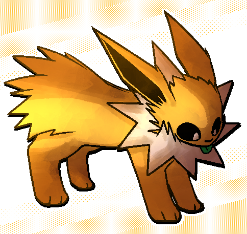 GemOnTW's tweet photo. Jolteon Style Practice (again). https://t.co/uCtGQzp2VH