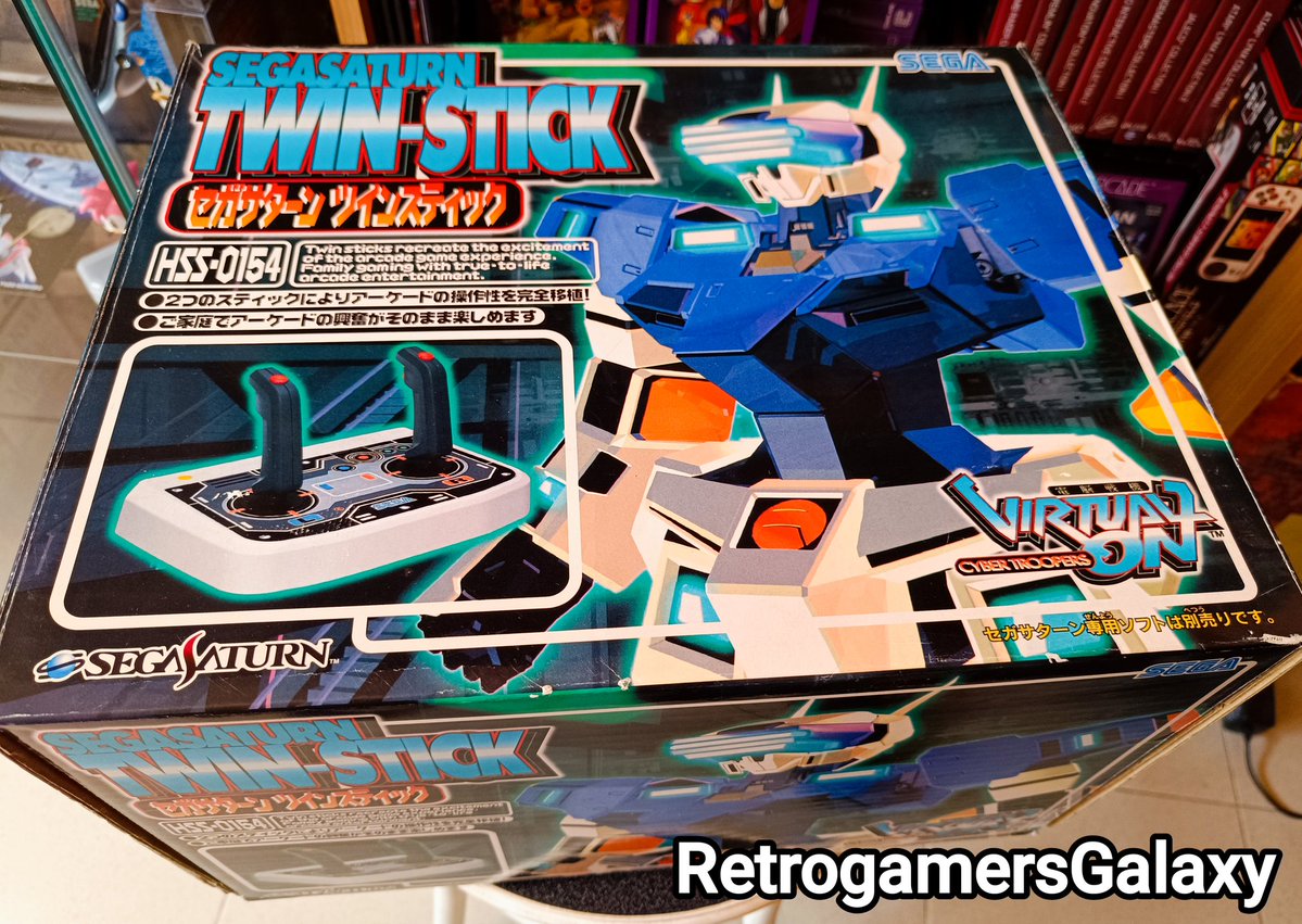 retrogamgalaxy's tweet photo. En Occidente los juegos de Mechas ("Mekas") nunca han sido muy populares. No suelen enganchar demasiado, hasta que los juegas con el periférico adecuado... 🤤
#TwinStick, #Sega, #Saturn, #VirtualOn, #Gungriffon, #OmegaBoost, #Playstation https://t.co/BWGqOlur42