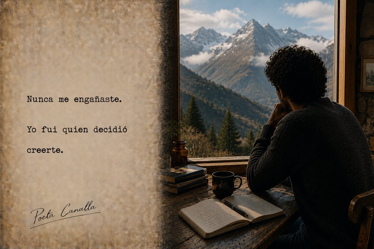 IPoetaCanalla's tweet photo. Nunca me engañaste.

Yo fui quien decidió
creerte.

𝓟𝓸𝓮𝓽𝓪 𝓒𝓪𝓷𝓪𝓵𝓵𝓪 https://t.co/RNBAb2ULls