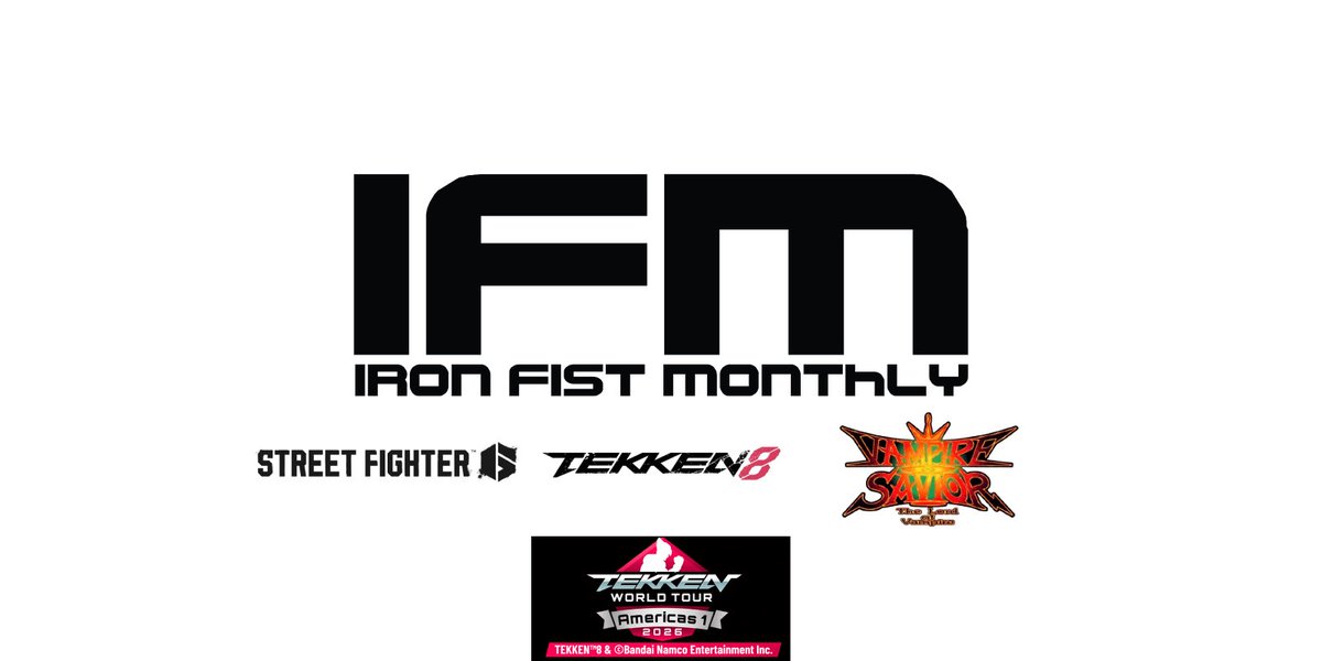 brandometry's tweet photo. In Two Weeks!

Compete, Learn, and kick it with the Greensboro FGC at @IronFistMonthly 42!

Featuring: 

Street Fighter 6 (PC)

TEKKEN 8 (TWT 2026 DOJO) 

Vampire Savior

📆- 06.13.26
🚪- 2PM
🎬- 3PM
💰- $10 Venue $10 Bracket
📍- @WickedRealityGG
📝- https://t.co/ggFpXxendw https://t.co/wZrShSPEk3