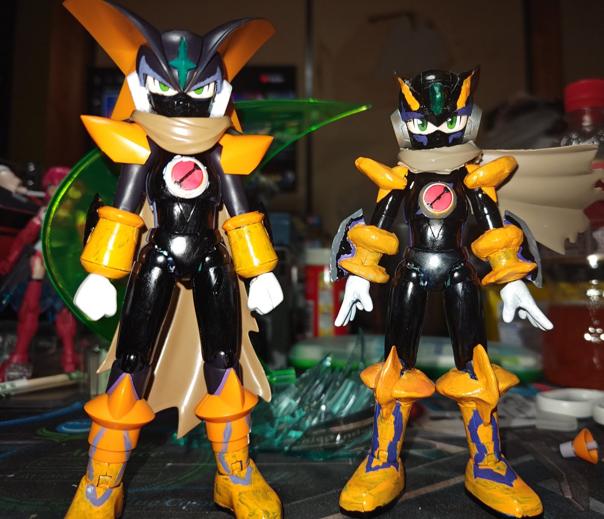 fit2miege8's tweet photo. #ロックマンEXE
#フォルテクロスロックマン
#コトブキヤ
#ロックマンEXE
#フォルテEXE
久しぶりにコトブキヤさんのロックマンを作りました。前回作ったオリジナルより格段と良くなった気がします💦フェイスパーツは取り付け方が違ったので加工してパテで埋めました😊 https://t.co/1KYqBMTCdK