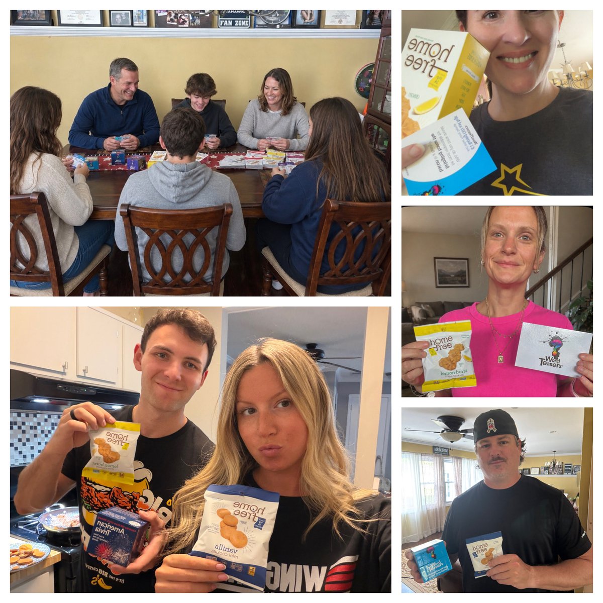 lynzerbean's tweet photo. We had a blast at my @Tryazon @Homefree @WordTeasers house party this weekend!  
#homefree #vegan #wholegrain #allergyfriendly #glutenfree #safesnacking #schoolsafe #allergyawareness #treatsyoucantrust #inclusivesnacking #wordteasers  #Tryazon https://t.co/Ft3PaM705b