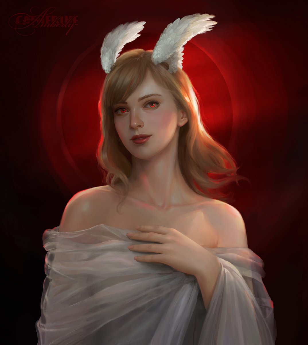 CayteAmberly's tweet photo. My art with hits of red ❤️‍🔥 https://t.co/wQ4xaQHN9d