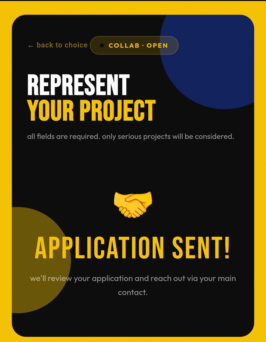 abmonchain's tweet photo. We’ve officially submitted our collaboration application to @Yellowcatz_ 🤝

We’re excited about the possibility of connecting our communities.

Looking forward to what the future holds🚀 https://t.co/iC9xLkakoM