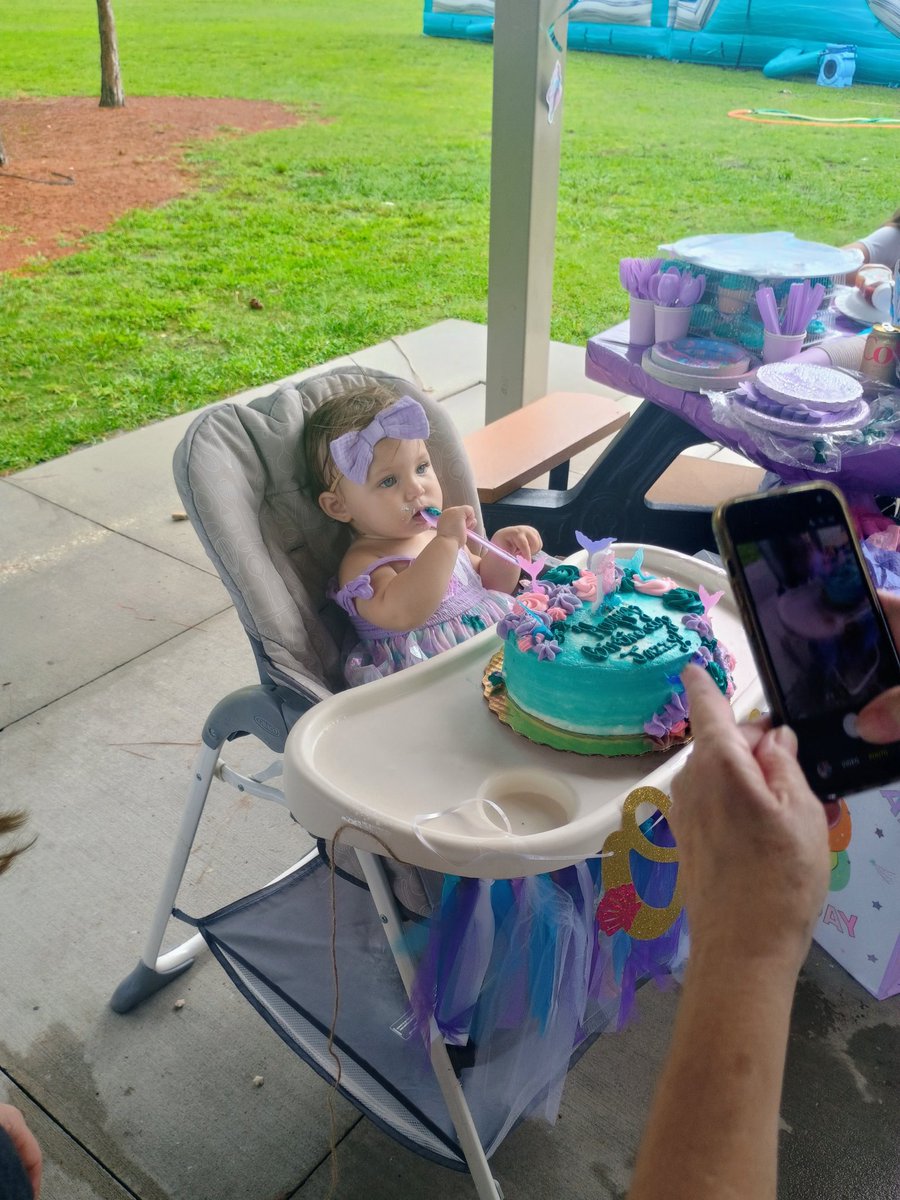 Scott7124's tweet photo. Our granddaughter Jazzy has turned 1. https://t.co/WFfkim7rG9