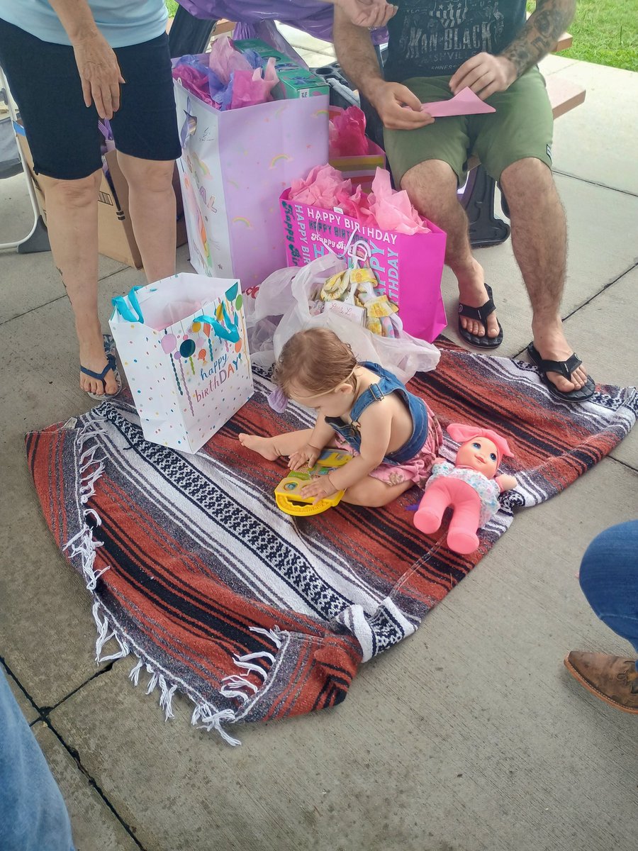 Scott7124's tweet photo. Our granddaughter Jazzy has turned 1. https://t.co/WFfkim7rG9