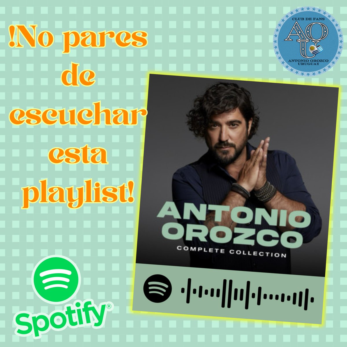 fcorozcouruguay's tweet photo. Disfrutá de @antoniorozco por #spotify

#completecollection 

@UMUruguay  @UMArgentina @UniversalSpain @ClippersMusic

#Orozco #antoniorozco https://t.co/QAMgqBpcDn