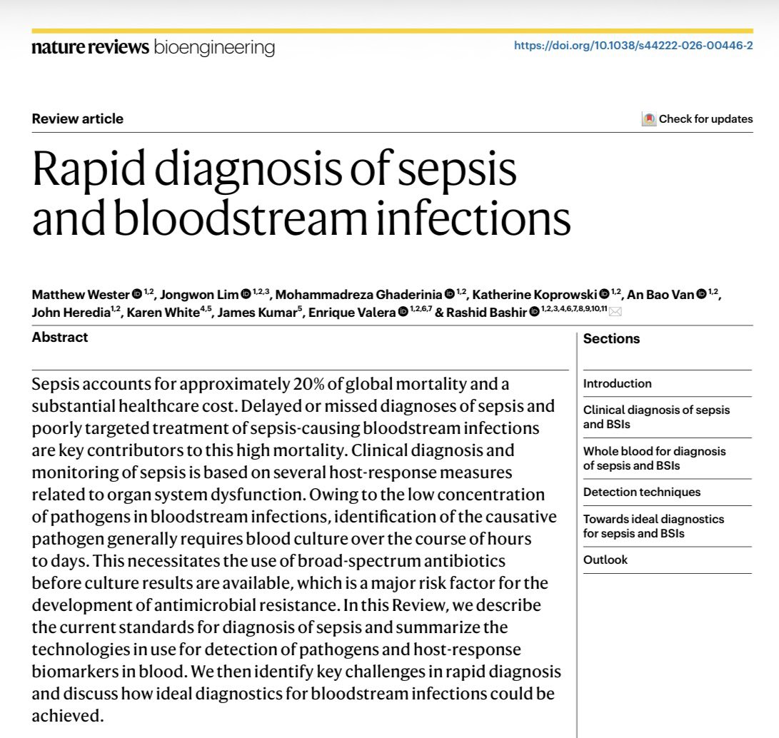 AliSMV7's tweet photo. Rapid diagnosis of sepsis and bloodstream infections

 https://t.co/knxZbHKv2t https://t.co/MbepTK0KuD