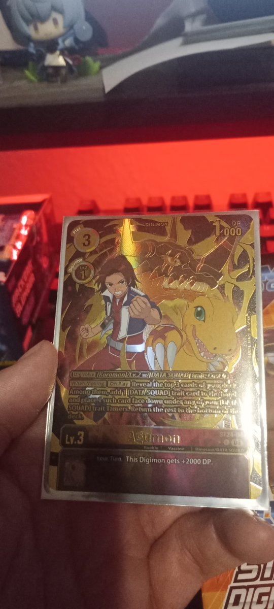 currybro69's tweet photo. Einfach schon wieder die alt. Art in nem Starter Deck von Digimon TCG gezogen 😁 Ich sollte nur noch Starter Decks aufmachen https://t.co/PgLs1qrmf0