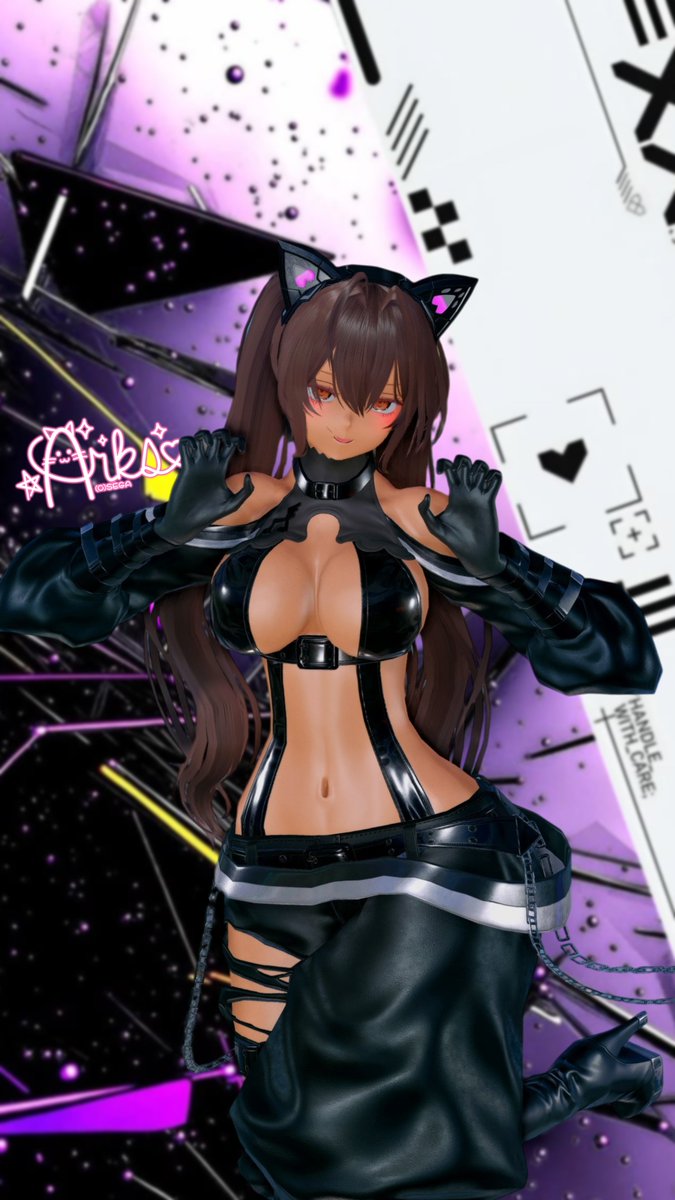 Akataka_Sub's tweet photo. おはキャット！(ฅ´ω`ฅ)
#PSO2NGS_SS
#PSO2NGS https://t.co/jPd1b3Gjmt