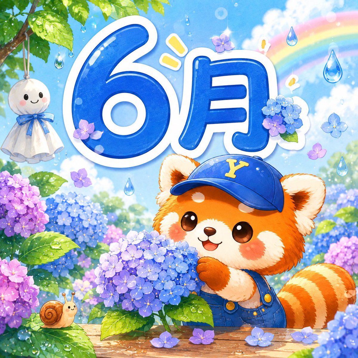 Y_create_2026's tweet photo. 6月✨
#イラスト
#イラスト好きな人と繋がりたい
#レッサーパンダ
#LINEスタンプ
#Ycreate https://t.co/j0i7SSFtf1