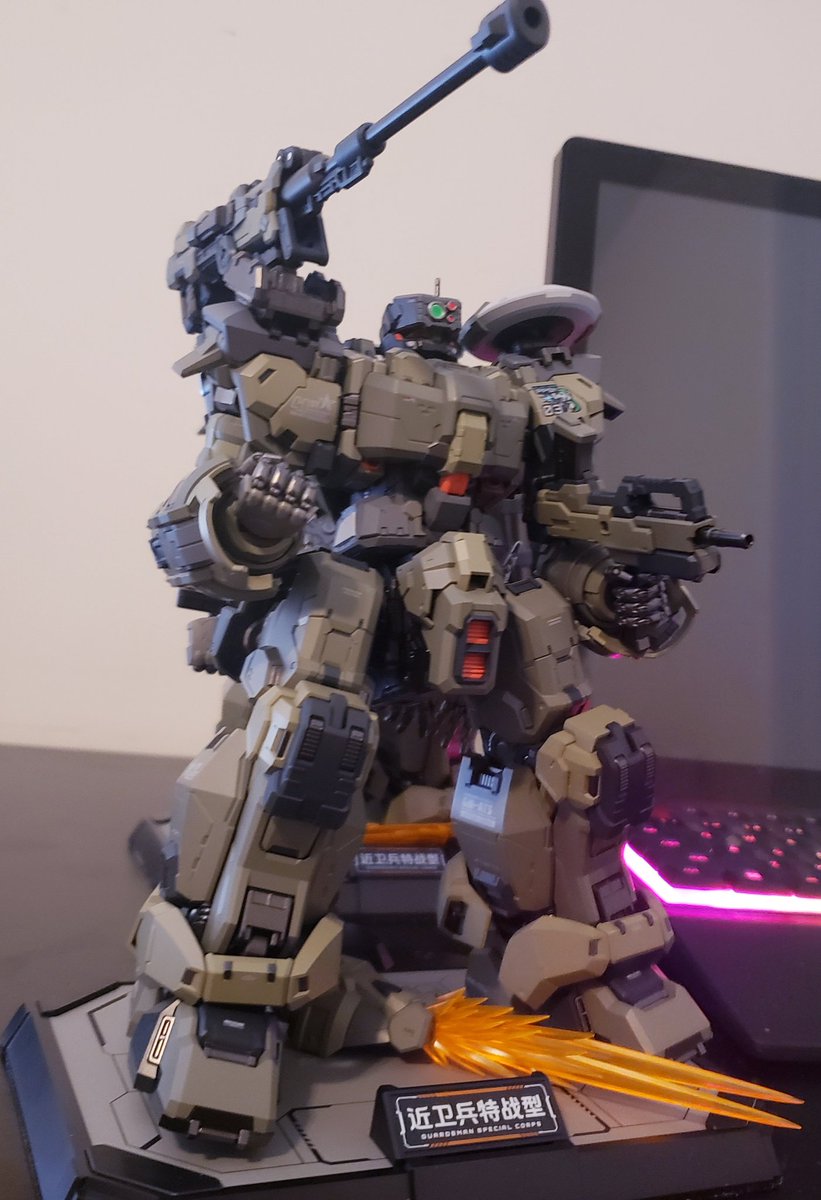HarmonyDescent's tweet photo. WarGreymon Amplified done, and 3 random mech figures! https://t.co/XpGMJ3KjXn