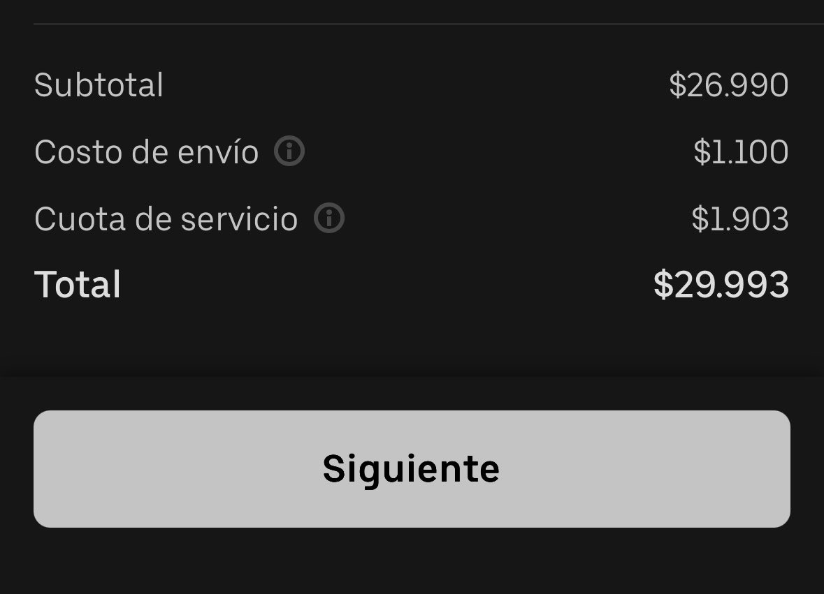 ximeoi's tweet photo. Qué es esa cuota o tarifa de servicio que agregaron las apps de delivery? https://t.co/kvYcDpkisP