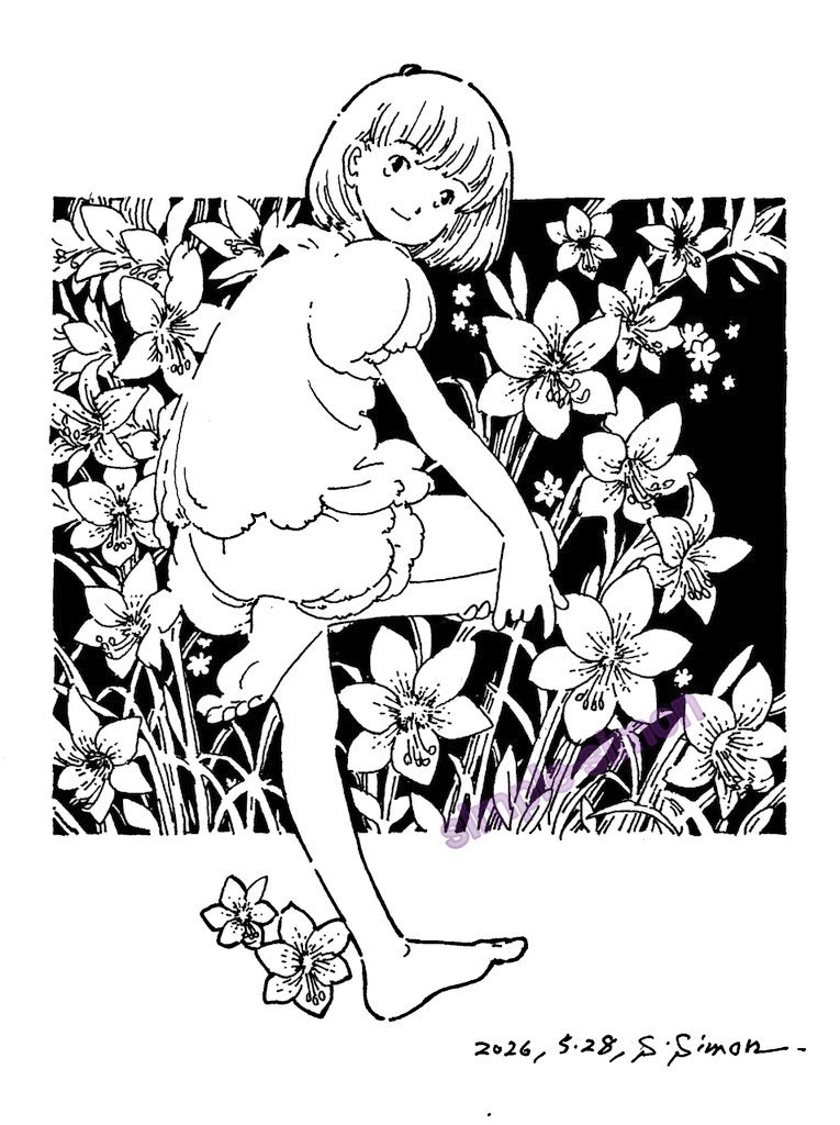 #今月描いた絵を晒そう ③
先月になっちゃいましたが😅
5月下旬から4枚です。

今月も良い月になりますように! 