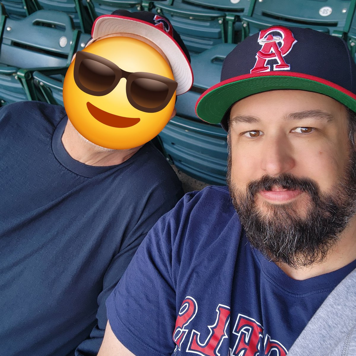 GeekDave's tweet photo. A late post but I went to an Angel game with my dad back on May 2nd. It was a great game. The Angels faced the Mets and won with a walk-off hit in extra innings. #Angels #baseball https://t.co/NmqJpibfTc