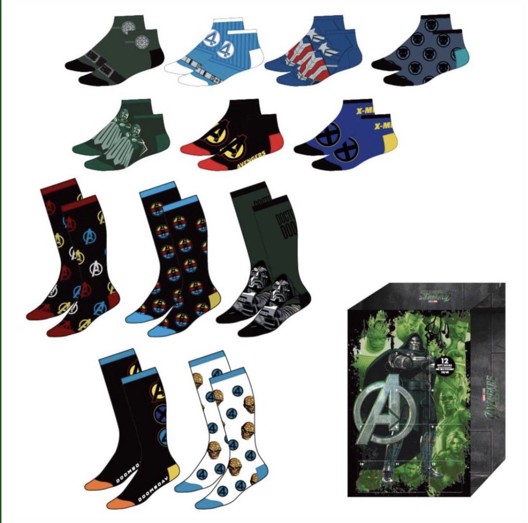 UpdatesCAP4's tweet photo. First look at ‘AVENGERS: DOOMSDAY’ branded socks, including a Captain America pair

(via: https://t.co/auYBdEwJGU) https://t.co/SYPeaxpunL