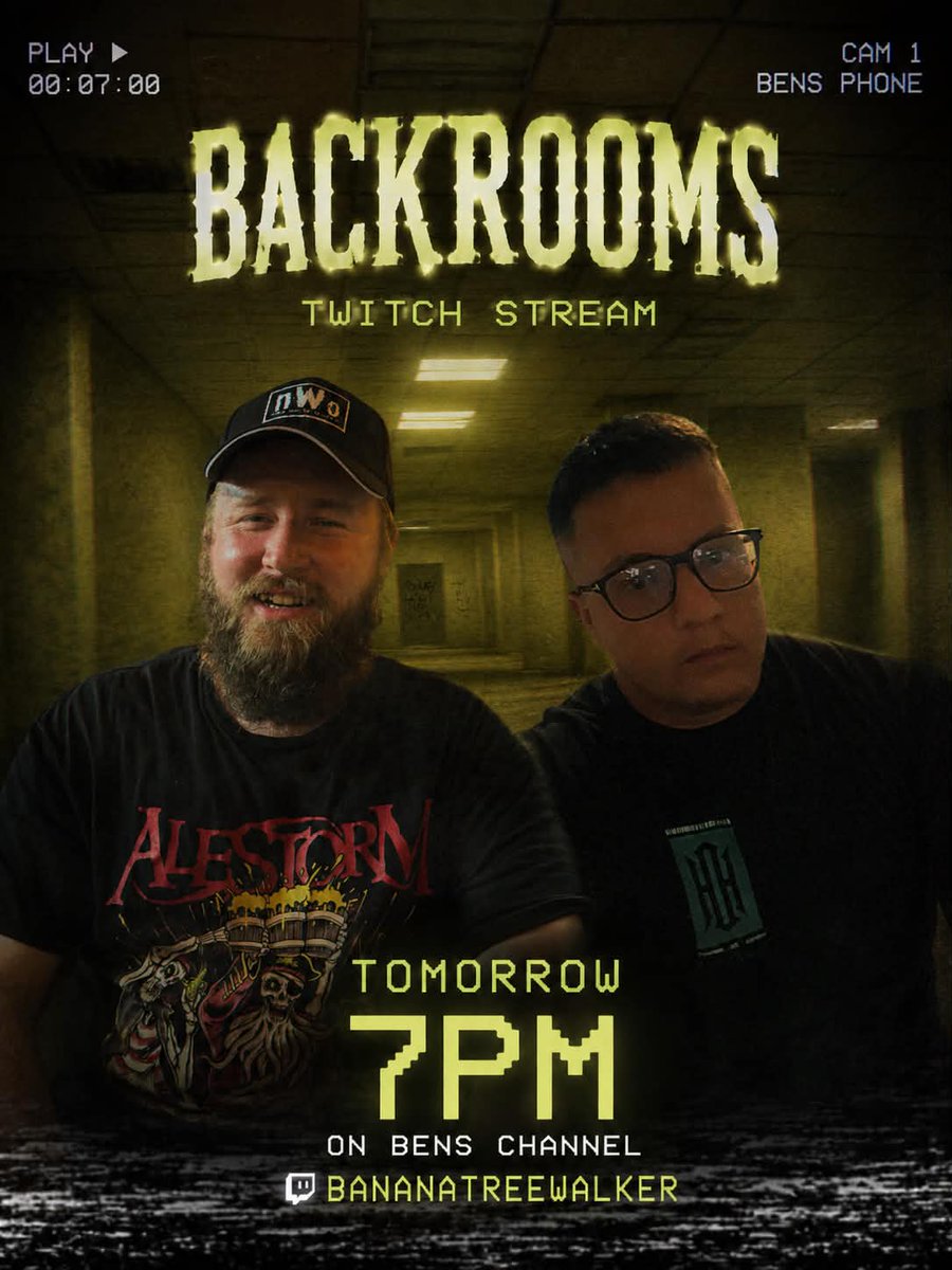 BananaTreeWalkr's tweet photo. I'm going to be live on Twitch tomorrow with Hollow Ark playing escape the backrooms!!!

#streamer #escapethebackrooms https://t.co/OODSFNgFXv