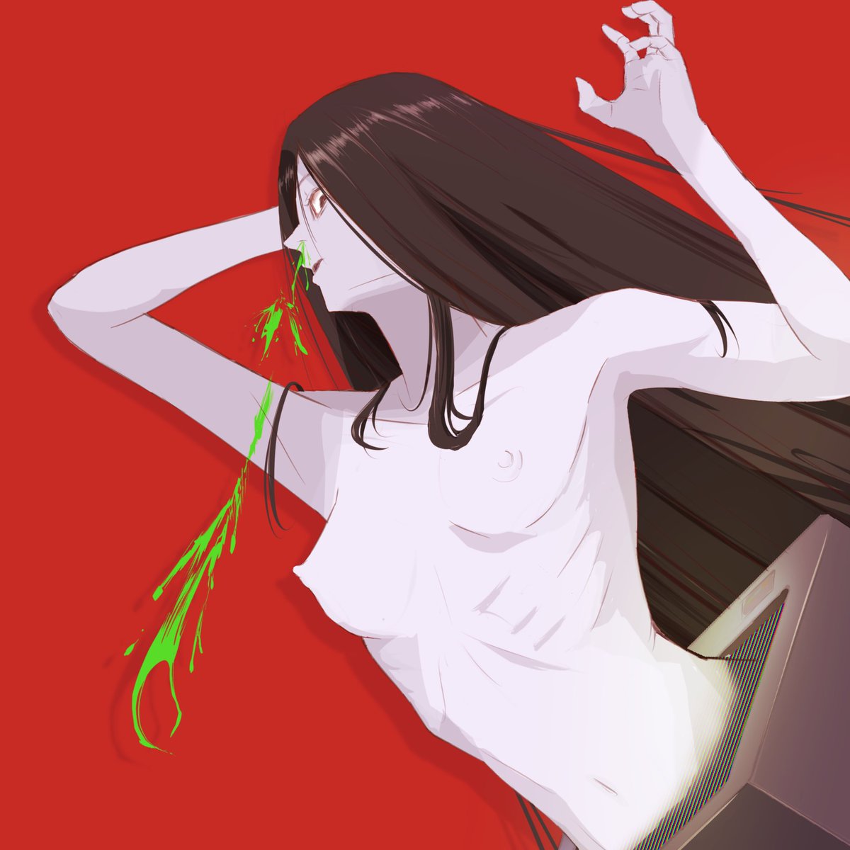 yuufyu's tweet photo. sadako https://t.co/mLYxBkV0zG