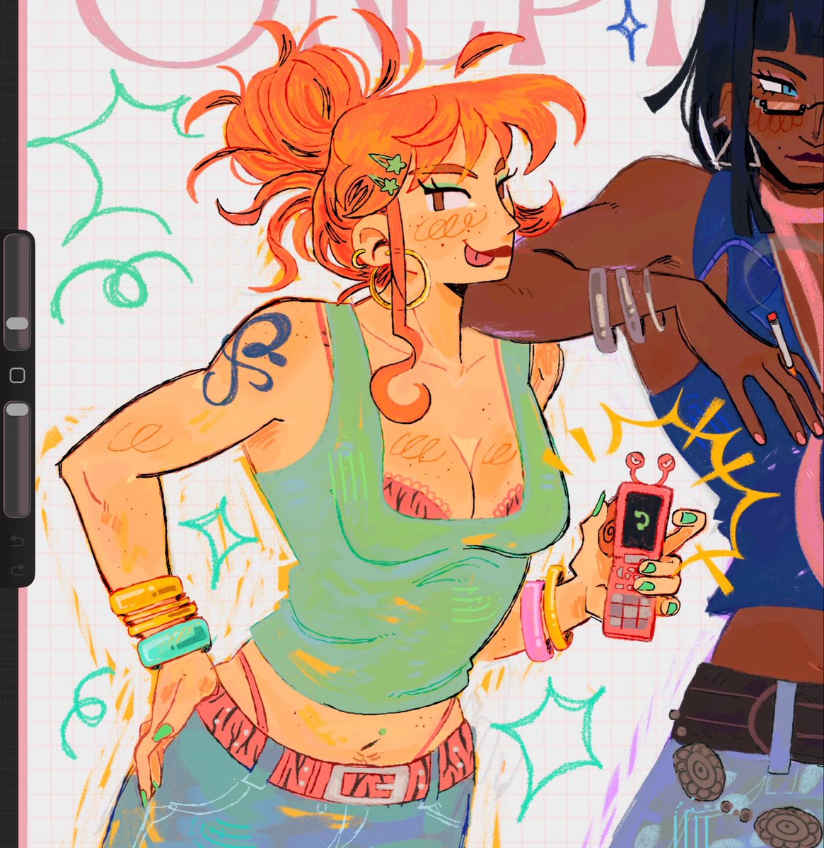 kalimero_jpg's tweet photo. looove drawing nami in this outfit https://t.co/byX2zOFHQ6