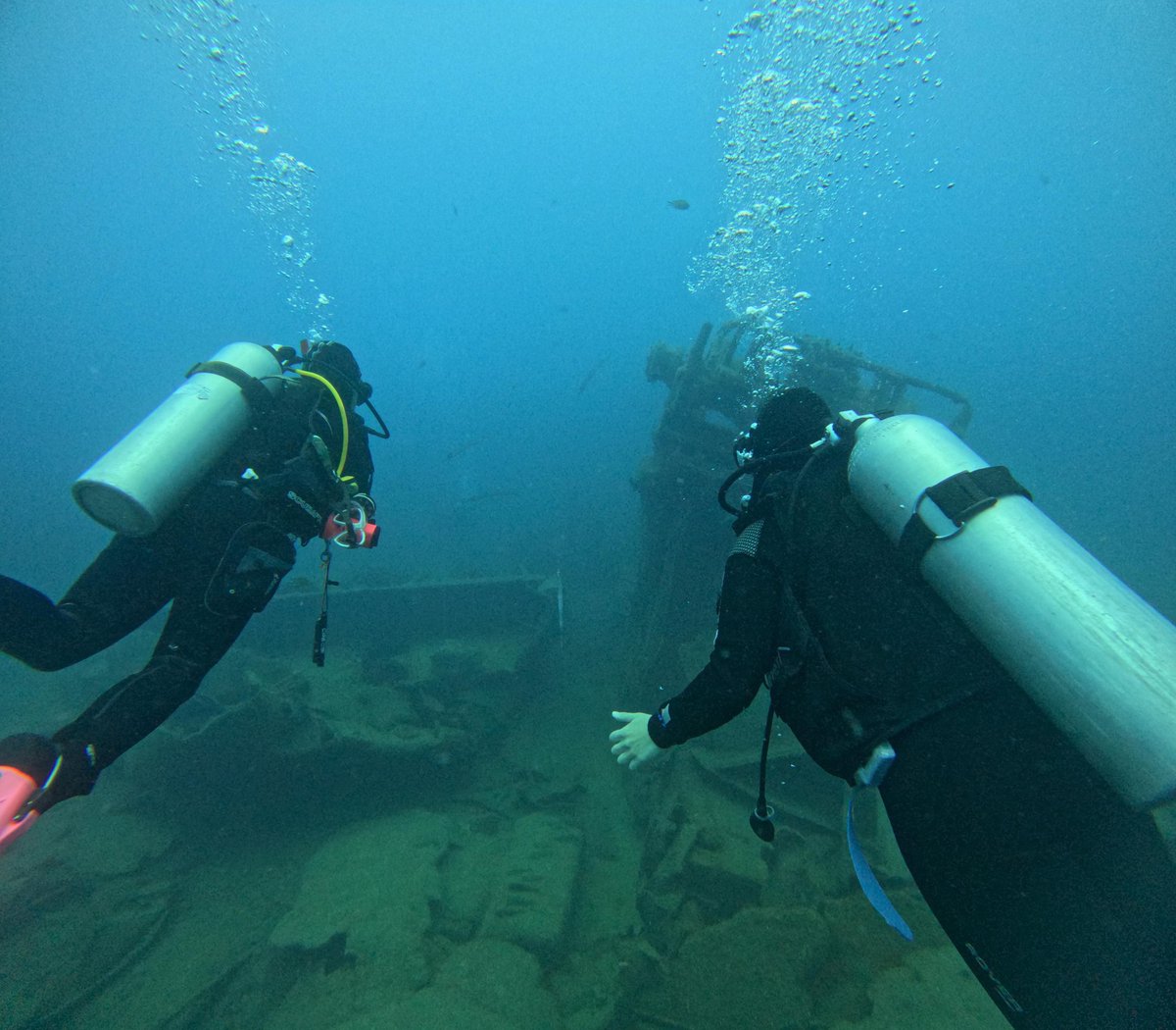 flufloh's tweet photo. I'm working on my Open Water license, btw. 😁 4 dives done so far. Theory and exam still in progress. 💪 https://t.co/YTkVzNLbAp