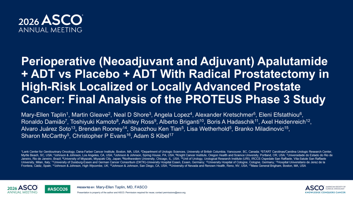 Uromigos's tweet photo. Our #ASCO26 podcasts are now available in Spanish! Thanks to the magic of AI translation, @tompowles1 and @brian_rini speak fluent (sort of) Spanish. Listen to our podcast on PROTEUS here and all ASCO podcasts on all major podcast platforms. @_SEOM @OncoAlert 

https://t.co/7IUeZAU7Bb