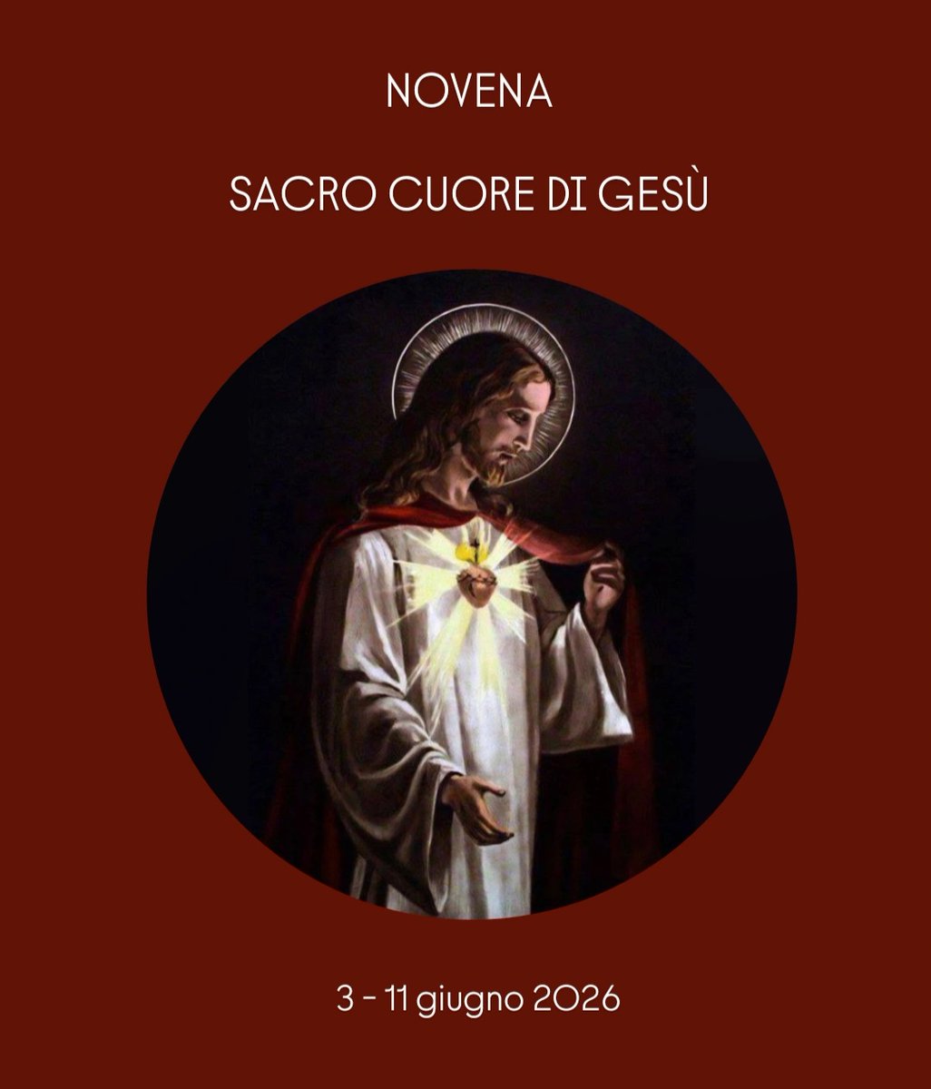 SiateSanti's tweet photo. NOVENA ❤️‍🔥 SACRO CUORE DI GESÙ 

9/9

Cuore di Gesù,
— Pegno di vita eterna

In ogni Eucaristia, scaturiscono dal Cuore di Gesù tutte le grazie affinché possiamo raggiungere il Cielo. Anima mia, come puoi rimanere indifferente a un mistero così grande e sublime che si compie sull'altare?

℣. Cor Jesu Sacratissimum,
℟. miserere nobis.