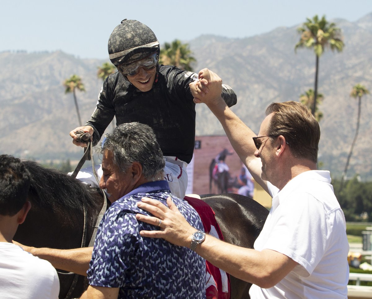 toc_racing's tweet photo. Congratulations, JUST DEAL 
@santaanitapark R2, 5/31/26
Owner: Run Fast Racing
Trainer: @DougONeill1 
Jockyey: @Antonio1Fresu https://t.co/s6cQoURgqb