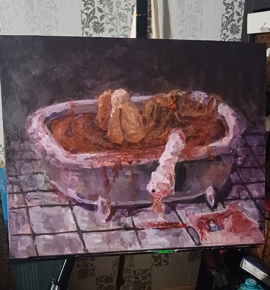 kuper562's tweet photo. Carmen takes a bath?

#lobotomycorporation #traditionalart #Carmen https://t.co/4aXoi45KaU